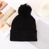 Gorro de Punto de Color Sólido TEMU para Otoño e Invierno para Niños y Estudiantes con Bola de Pelo Gorro de Tejer Todo Fósforo Gorro Cálido para Pareja Gorro de Lana para Hombres
