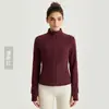 Traje de Yoga Weiman Otoño Invierno Au Li Rong Chaqueta Ajustada Generación de Calor Doble Cara Ropa Exterior Cálida con Bolsillos Top de Fitness para Mujer