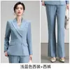 Traje de moda para mujer de doble botonadura 2026 otoño e invierno atuendo profesional manga larga OL elegante traje formal