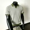 Nueva Camisa Polo de Punto Transpirable para Hombre de Verano 2026 con Cuello de Solapa, Versátil Casual de Manga Corta Ropa Diaria para Hombre