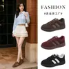 QW-018 Zapatos de estilo alemán para mujer 2026 Otoño/Invierno Nuevos Retro Zapatos de plataforma de suela gruesa con cordones Zapatos casuales Zapatos deportivos