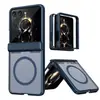 Funda para teléfono Samsung Z Flip 8 aplicable transfronteriza, cubierta completa del eje central de la bisagra, plegable hacia arriba y hacia abajo, succión magnética Funda para teléfono Flip 7