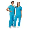 Roupa Cirúrgica Transfronteiriça para Enfermeiro, Traje de Isolamento para Operador, Uniforme de Trabalho para Salão de Beleza, Hospital Odontológico, Roupa para Lavar as Mãos