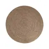 Alfombra Tejida a Mano de Yute Natural para Sala de Estar Mesa de Café Cojín de Sofá Estudio en Casa Dormitorio Sencillo Manta de Cama Alfombrilla de Piso