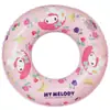 Anillo de Natación Genuino Sanrio Espesado Salvavidas Infantil Inflable Kuromi Kt Anillo para Axilas Anillo de Seguridad para Natación Venta al por Mayor
