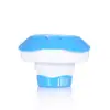 Venta directa de fábrica pastillas flotantes efervescentes dispensador de plástico desinfección limpieza de piscina taza flotante caja de medicina flotante telescópica para agua
