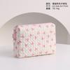 Bolsa de Maquillaje con Lazo Plisado, Práctico Bolso de Mano para Labiales, Bolso de Mano de Lujo para Mujer, Bolsa de Maquillaje de Viaje, Transfronterizo