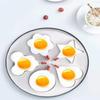 Omelete de aço inoxidável 304 de grau alimentício 1,2 mm anel de omelete omelete em forma de coração molde de omelete