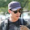 Nueva Gorra Plana Clásica de Sol para Hombre de Exterior de Primavera, Gorra de Entrenamiento para Estudiantes de Color Sólido, Gorra Coreana para Mujer de Montañismo