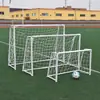 Portería de Fútbol Estándar para Exteriores para Fútbol 5 vs 5 y 7 vs 7, Portería de Fútbol para Torneos Escolares de 11 vs 11 Empotrada en el Suelo