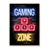 Pintura em Tela Impressa de Poster de Jogo de E-Sports Mais Vendido Transfronteiriço Pintura Decorativa para Lan House de Jogos em Inglês Núcleo de Impressão de Comércio Exterior