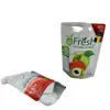 Saco Personalizado de Fábrica para Embalagem de Suco com Boca de Válvula Sacola Saco para Suco Bebida Suco Vinho Tinto Líquido Saco de Folha de Alumínio