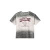 Roupas Infantis da Moda Hip-hop para Meninos e Meninas Hip-hop Cinza-branco Conjunto de Manga Curta Moda Legal hiphop Frito Rua Solto Roupas de Apresentação de Mesa