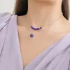 Cadena de Perlas Deslizante de Doble Capa ins Cadena Corta para Clavícula Collar para Mujer Simple Versátil Joyería de Cuello Coreana Personalizada