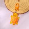 Llavero de Tortuga Pequeña de Color 3D Colgante de Muñeco Animal de Dibujos Animados Colgante para Mochila Escolar de Estudiante Regalo Conmemorativo