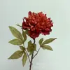 Flores Artificiais Falsas Rosa Peônia Retro Europeu Flores de Seda Móveis para Casa Adereços de Fotografia Decoração Floral de Casamento