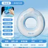 Flotador inflable para niños con doble asa, flotador salvavidas de dona para adultos de PVC grueso de doble capa para exteriores con bolsillo portátil