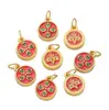 Aleación Cinco Vías Dios de la Riqueza Colgante Joyería DIY Ojo de Buda Colgante Gota de Aceite Estilo Tíbet Pulsera Collar Accesorios Mayoreo