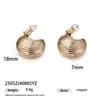 Pendientes de Diseño de Línea de Alta Gama Versátiles de Personalidad Europea y Americana Moda Simple Transfronteriza Personalidad de Nicho de Alta Calidad