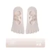 Calcetines de yoga finos de verano para mujer, calcetines antideslizantes profesionales de cinco dedos, calcetines de Pilates, calcetines de encaje con dedos separados para entrenamiento de ballet