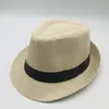 Sombrero de Caballero Transfronterizo Sombrero de Lino Estilo Británico Retro Sombrero Jazz para Joven Sombrero de Paja con Visera Casual Sombrero para Hombre