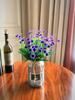 Flor Artificial Flor de Fada Flor Artificial Flor Falsa Planta em Vaso Pequeno Enfeites Folhas para Arranjo de Flores Plástico Sala de Estar Decoração de Casamento