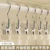 Pinza para pantalones sin marcas de uso doméstico con gancho, pinza pequeña para pantalones y faldas, herramienta de almacenamiento, tendedero y perchero para pantalones multifuncional de acero inoxidable