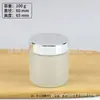 Frascos de Vidro para Potes de Creme de 10g e 30g, com Tampas Foscas Douradas e Prateadas, Potes de Creme de Vidro de Alta Qualidade para Embalagem de Amostras