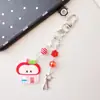Novo pingente de chave de corda longa estilo ins criativo e personalizado, acessório de chaveiro para bolsa e capa de celular, pequeno acessório de presente