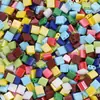 Grânulos de Arroz Cor Sólida com Duas Perfurações Quadrados Contas para Puxar Perfuradas Material de Contas Soltas Quadradas para Colar Pulseira DIY Feito à Mão