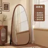 Espelho de corpo inteiro estilo vintage para uso doméstico, espelho de vestir para quarto de meninas, espelho de chão moderno, espelho de vestir de parede de alta qualidade com formato único