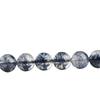 Beibei Fu cuentas sueltas de cristal de palomitas de maíz fantasma negro cuentas redondas semiterminadas joyería DIY con cuentas semiterminadas al por mayor