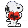 Fivela de Sapato Desenho Animado Snoopy Sapato de Caverna Flor DIY Fivela Decorativa de Borracha Macia Acessórios para Sapato SNOOPY Fivela de Cadarço Acessórios