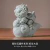 Pedra Verde de Fábrica Macaco Rei Retorna Decorações Criativas para Desktop Decorações de Paisagismo para Aquário Tendência Nacional Ornato Criativo Cultural para Animal de Chá