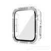 Caixa Apple Ultra Adequada para Caixa de Relógio Cravejada de Diamantes Iwatch7/8/9 Pc Galvanizada Linha Única Caixa de Diamantes e Película Integrada