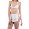 2025 Nuevo Estilo Sencillo Efecto Push-Up Sexy Adelgazante Traje de Baño de Dos Piezas para Mujer para Vacaciones Europeas y Americanas