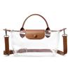 Bolso de Mano Transparente de Gelatina de PVC para Mujer, Cruzado Impermeable de un Solo Hombro, Estilo Longchamp, Bolsa Ita