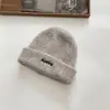 Gorro de Tricô Infantil Moderno Estilo Coreano, Gorro Quente de Inverno da Moda Cor Sólida para Meninos e Meninas