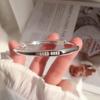 Sansheng III Pulseira de Prata Feminina Três Círculos Artesanato Jóias de Prata Pulseira de Prata Namorada Amante Tanabata Presente