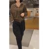 9951 Da Ai Mei Yi Yuan 2026 Primavera Nuevo Moda Femenina Sudadera con Capucha Manga Larga Top Pantalones Deportivos Casuales Elegantes Adelgazantes Modernos