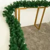 Decoración Navideña de Ratán Navidad Ratán Navidad Ratán Simulado Corona de Navidad Ratán Árbol de Agujas de Pino Ratán Flocado