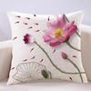 Presentes: Flor de Lótus Tridimensional Estilo Chinês Decoração de Casa, Almofada para Sofá de Sala de Estar, Manta Decorativa, Atacado, Personalizável com Logo, Macio