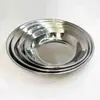 Placa de Acero Inoxidable Espesor 304 Plato Hondo Anti-Derrames Plato de Cena Redondo para el Hogar Plato Plato para Sopa Plato para Pescado Plato para Frutas Venta al por Mayor