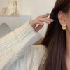 Pendientes de plata S925 con lazo de tigre, nuevos pendientes de dibujos animados de moda, bonitos pendientes de año de tigre para mujer, pendientes de mujer