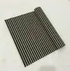 Tapete de té de bambú de fábrica al por mayor, tapete de té de bambú de corte libre japonés antiguo, accesorios para juego de té, tapete de té con aislamiento térmico.