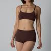 Sujetador de Algodón Corto de Algodón Amoniaco Sin Relleno Ropa Interior para Mujer Pantalones Cortos tipo Boxer de Algodón Conjunto de Ropa Interior Deportiva