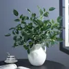 Ramas Simuladas, Hojas Pequeñas de Banyan, Hojas de Frijol, Ramas de Hoja de Milán, Hojas Simuladas, Decoración de Escena de Hotel y Posada, Flores Artificiales