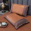 Capa de Almofada Esteira Refrescante de Seda Gelo de Verão 48X74Cm Esteira de Rattan Forro de Capa de Almofada Fabricante Atacado Esteira Refrescante para Almofada para Uso Doméstico