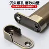 Accesorios de Fijación para Barra Colgante de Armario Clip para Barra de Ropa de Armario Base de Fijación con Brida Interior Soporte para Ropa de Armario Ferretería