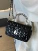 Atacado Tendência Spice Girls Exquisita Pequena Estilo Chanel Romboidal Portátil Pequena Bolsa Quadrada Versátil Rua Corrente de Alta Qualidade Bolsa Tiracolo